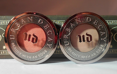 Urban Decay Eyeshadows in Freelove & Laced