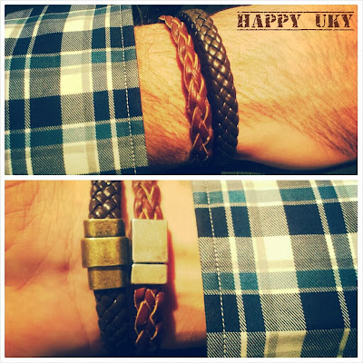 happy uky pulseras cuero chico handmade barcelona