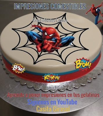 gelatina del hombre araña