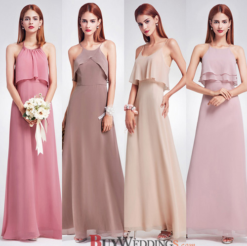 Custom Chiffon Bridesmaid Dresses