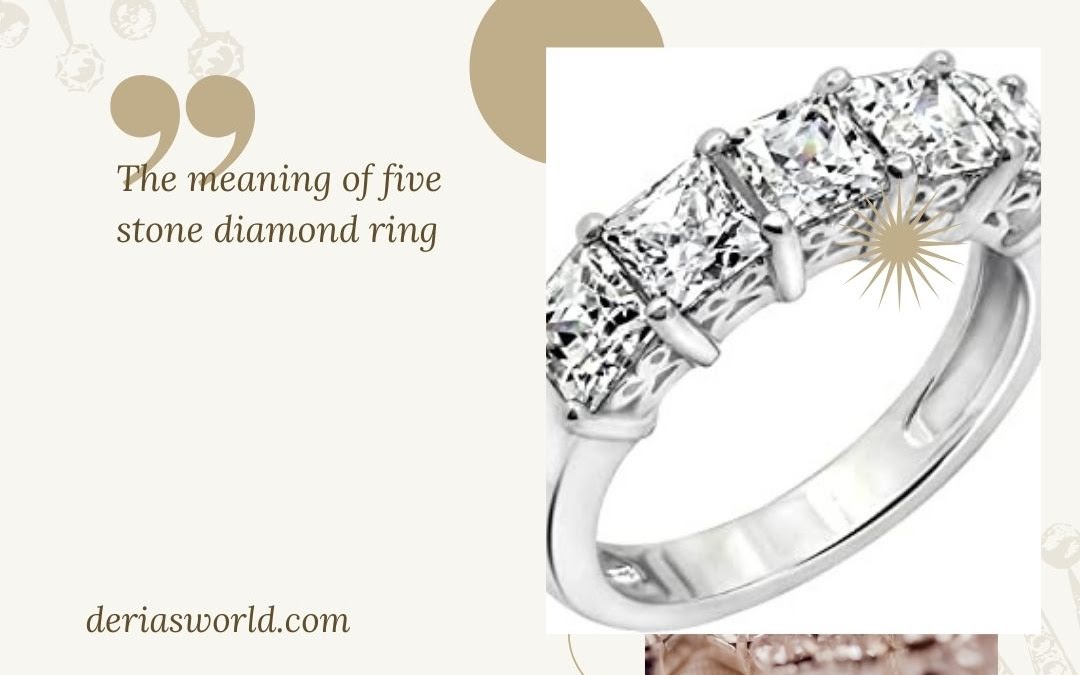 Buy Five Stone Diamond Ring Wedding Band Gold Best Engagement 5 Stone