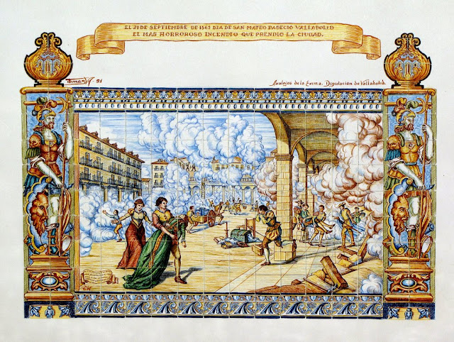 Incendio Valladolid en 1561.