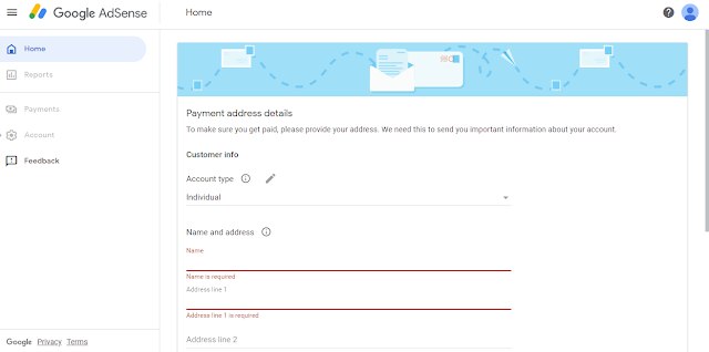 AdSense payment detail