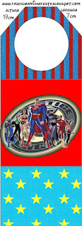 Justice League Free Printable Bookmarks.