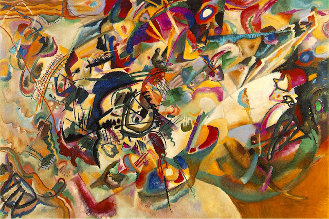 oleo kandinsky, cuadro abstracto