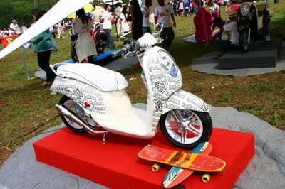 Kumpulan Modifikasi Motor Honda Scoopy title=