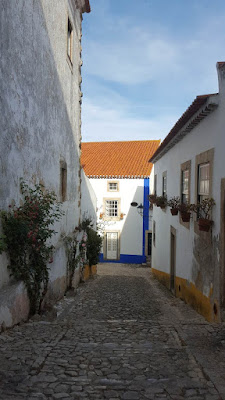 (Almost) Wordless Wednesday - into the castle, Óbidos, Portugal