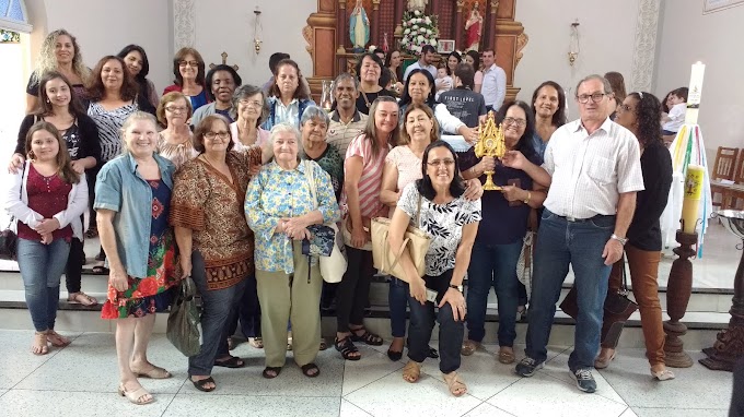 DEVOTOS DE AREIAS E SANTA CRUZ PEREGRINAM AO SANTUÁRIO DE ALBERTINA