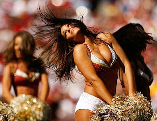 Bangalore Royal Challengers - Washington Redskins Cheerleaders