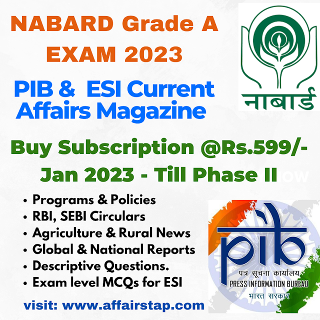 Buy PIB Summary Subscription for NABARD Grade A 2023