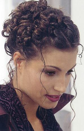 prom hairstyles for curly hair updos