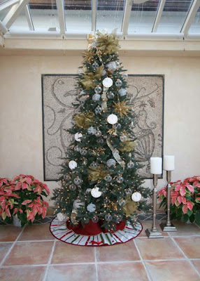 Christmas Tree in Patio