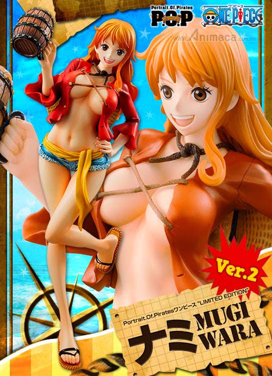 NAMI LIMITED EDITION Mugiwara Ver. 2 FIGURE EXCELLENT MODEL P.O.P ONE PIECE MEGAHOUSE