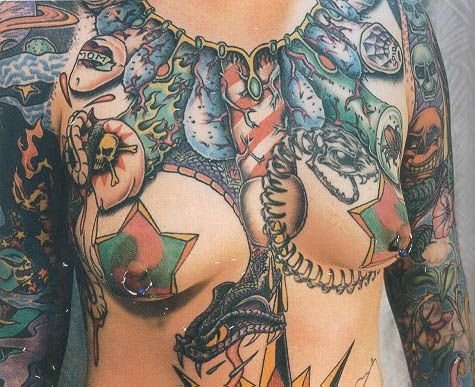 Full Body Tattoos Design For Girls full body tattooed women