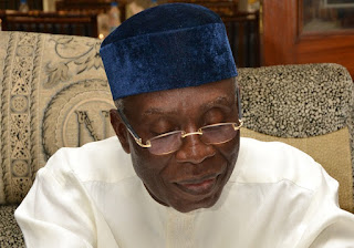 Cheif Audu Innocent Ogbeh, Minister of Agriculture and Rural Development