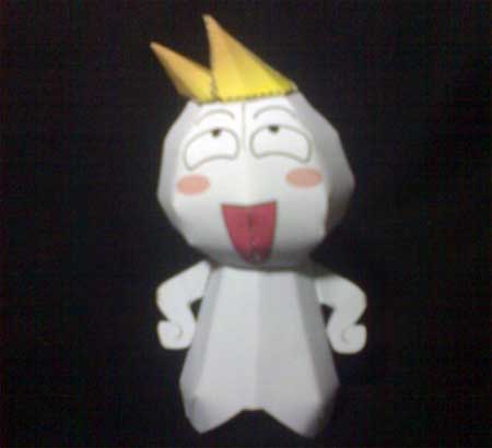 Onionhead Papercraft Laugh