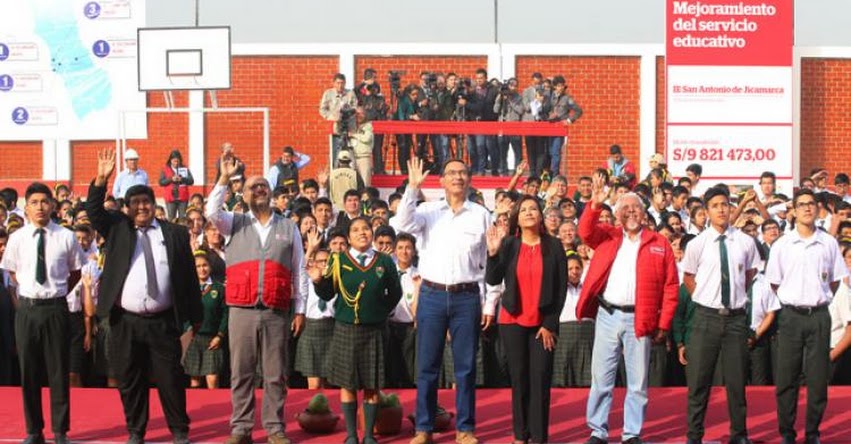 La educación permitirá el gran cambio que necesita el país, sostuvo el Presidente Martín Vizcarra