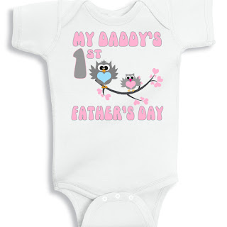 My Daddy's 1st  Father's day baby girl onesie