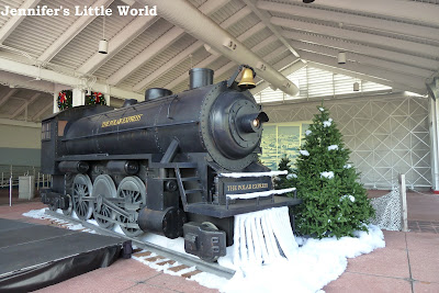 Polar Express train at SeaWorld Orlando