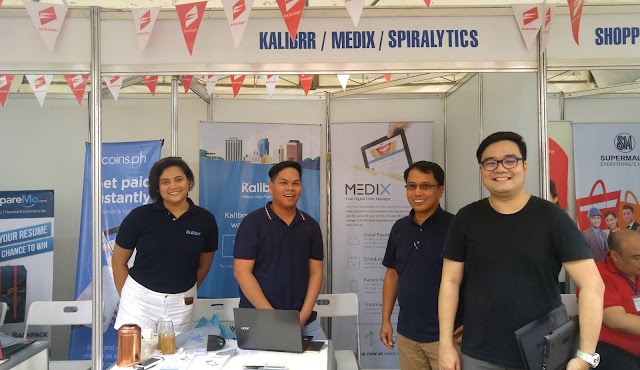 Medix, Kalibrr and Spiralytics at Ateneo 2017 Career Fair