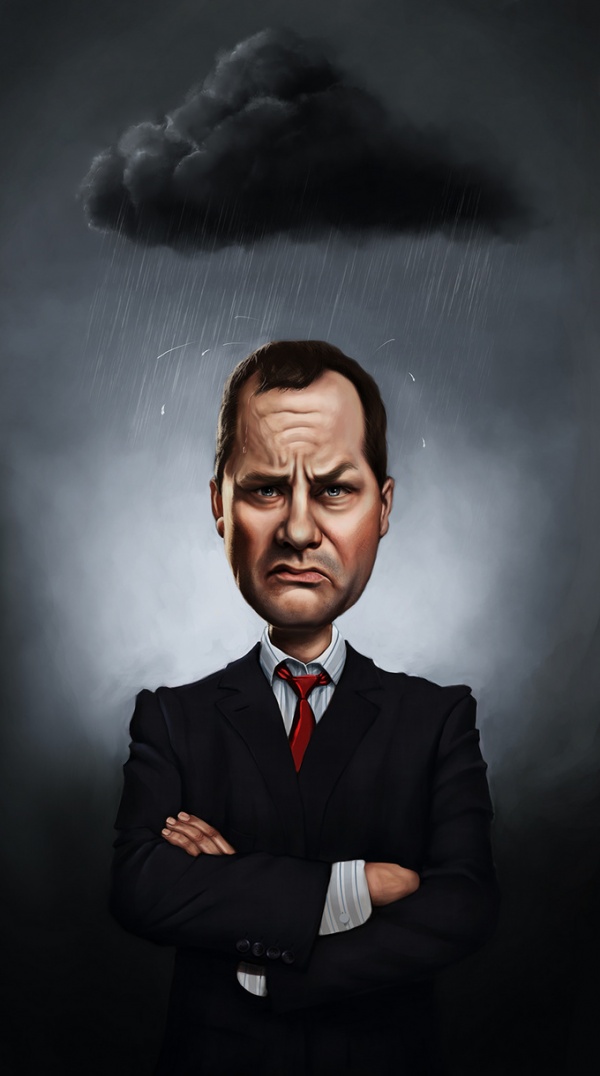 jack dee caricature