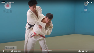 Picture of correct Hip position for Uki Goshi