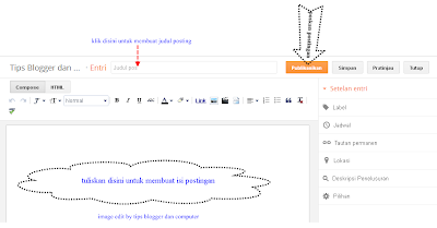 Cara Membuat Posting di Blog Baru
