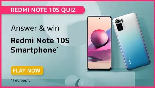 Amazon Redmi Note 10S Quiz