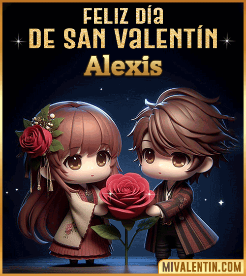Imagen Gif feliz día de San Valentin Alexis