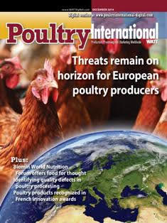 Poultry International - December 2014 | ISSN 0032-5767 | TRUE PDF | Mensile | Professionisti | Tecnologia | Distribuzione | Animali | Mangimi
For more than 50 years, Poultry International has been the international leader in uniquely covering the poultry meat and egg industries within a global context. In-depth market information and practical recommendations about nutrition, production, processing and marketing give Poultry International a broad appeal across a wide variety of industry job functions.
Poultry International reaches a diverse international audience in 142 countries across multiple continents and regions, including Southeast Asia/Pacific Rim, Middle East/Africa and Europe. Content is designed to be clear and easy to understand for those whom English is not their primary language.
Poultry International is published in both print and digital editions.