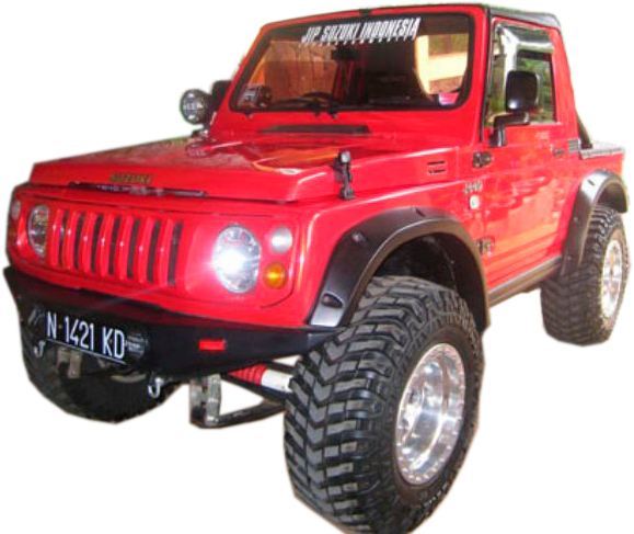 Modifikasi mobil katana ceper gx jimny long 4x4 offroad 