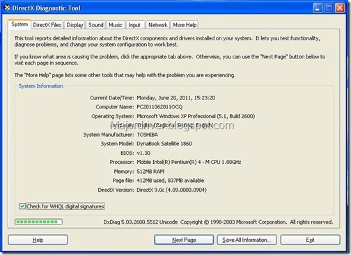 Toshiba Dynabook Satellite 1860 Windows XP Drivers Download