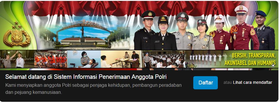 PENDAFTARAN ANGGOTA POLRI CALON BINTARA KHUSUS PENYIDIK PEMBANTU TAHUN 2015