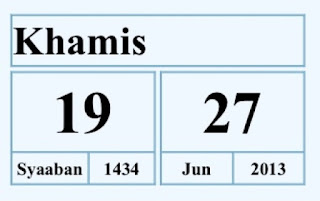 Tarikh lahir Adam Rayyan mengikut kalendar Islam