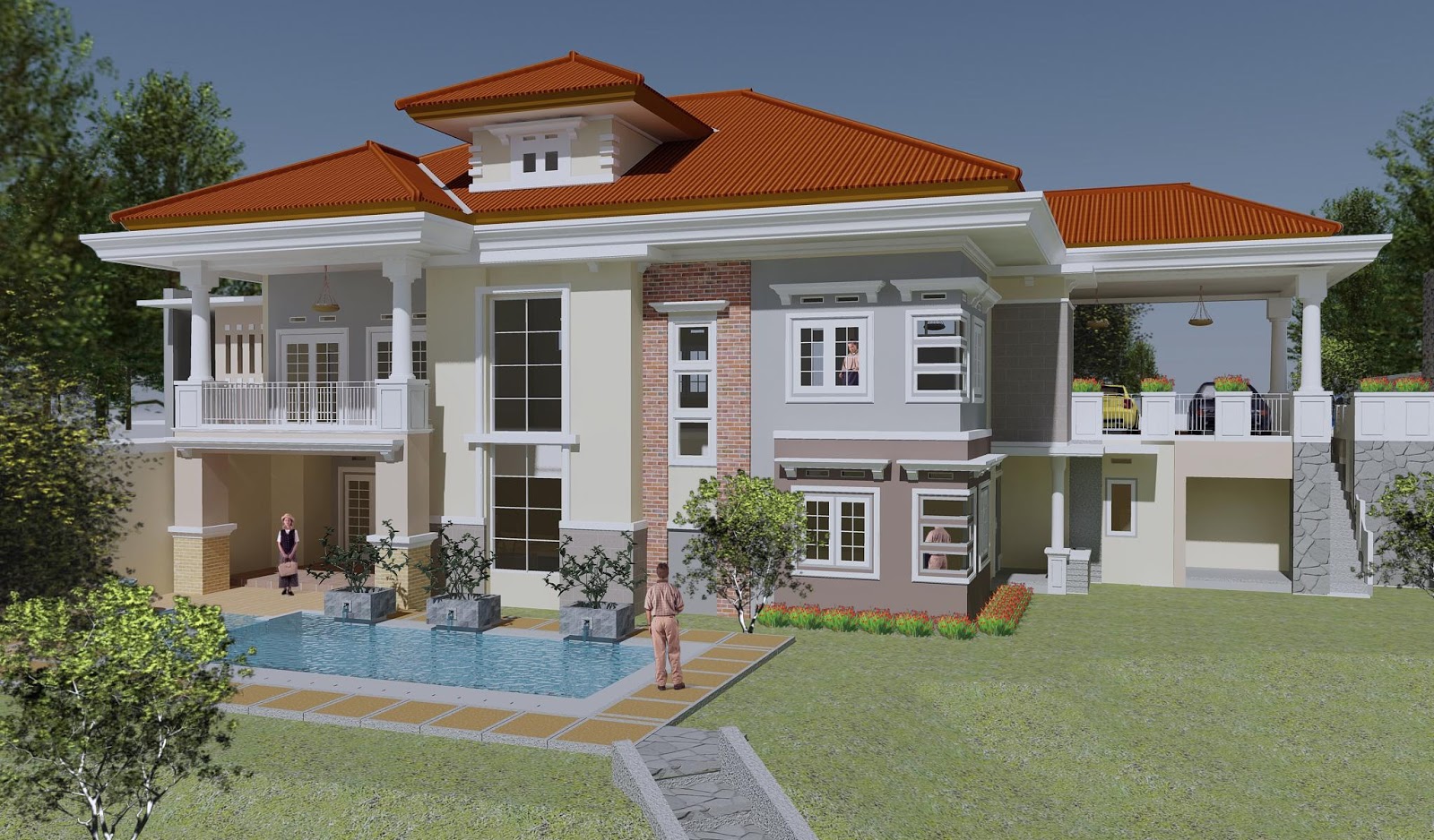 Gambar Desain Rumah  Mewah  Terbaru 1 Mulldezignz Info Perumahan Subsidi Dan Komersil Murah Di 