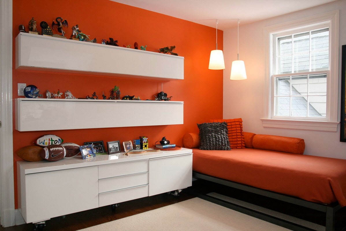  Desain  Kamar  Tidur  Nuansa Orange  Kumpulan Desain  Rumah