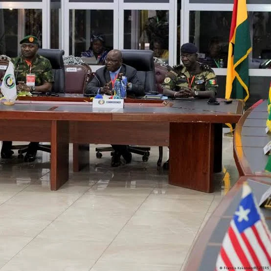 The Ghanaian military has denied playing war movie titles at the Ecowas conference