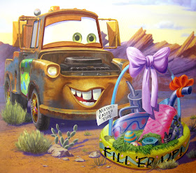 cars mater and the easter buggy