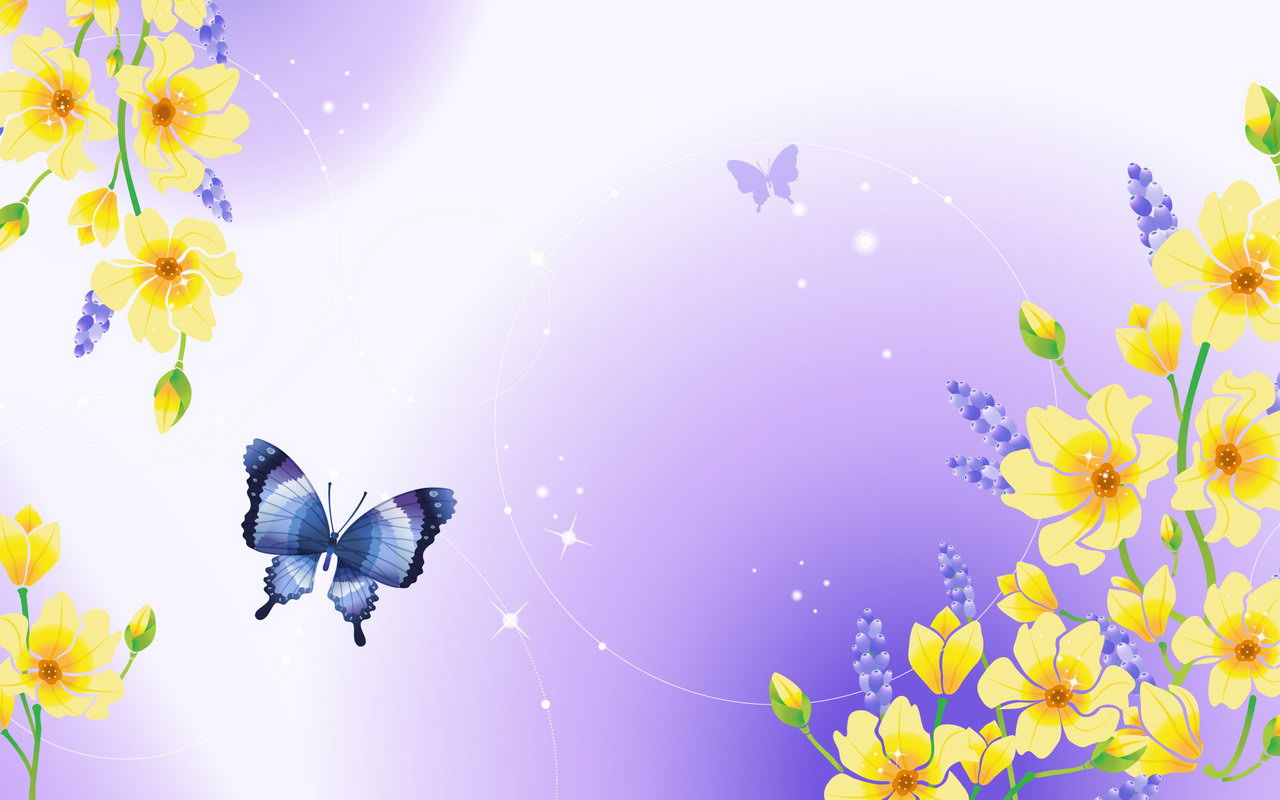 Pink Butterfly Background