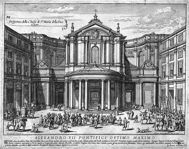 Chiesa di Santa María della Pace a Roma | Pietro da Cortona | 1656