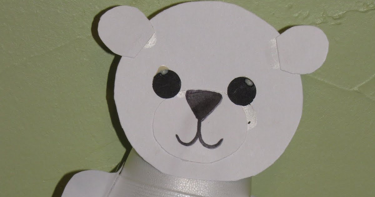 Frogs to Fairy Dust Childcare: FREE POLAR BEAR PUPPET CRAFT FOR KIDS