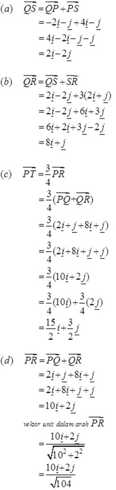 Nota Vektor Matematik Tambahan Tingkatan 5