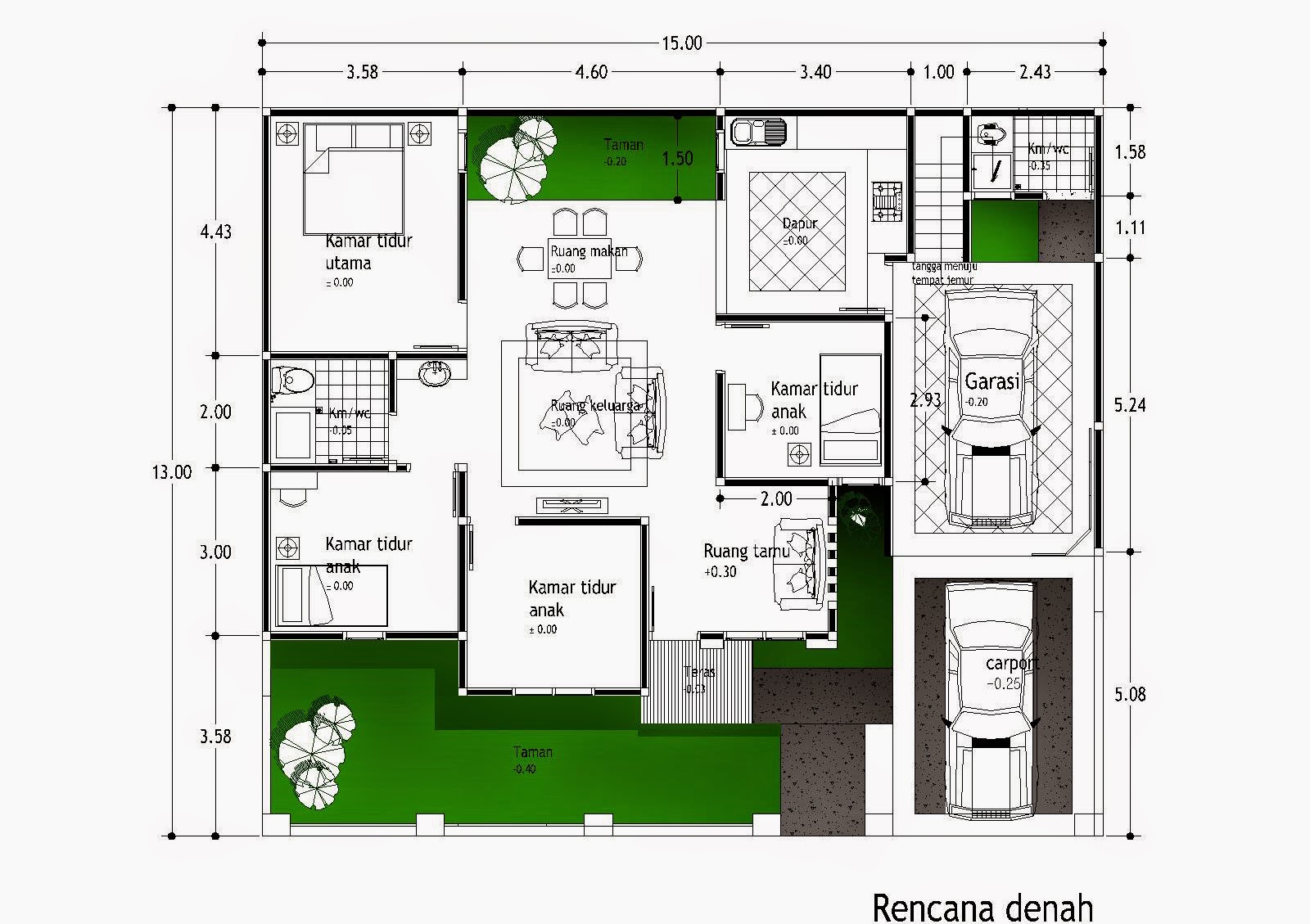  Rumah  Minimalis  1 Lantai Ada  Kolam  Renang  Desain Rumah  