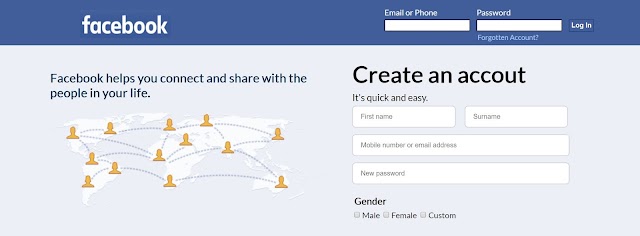 Design Facebook Registration Page in HTML and CSS