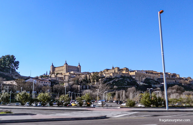 Horizonte de Toledo, Espanha, com destaque para o Alcázar