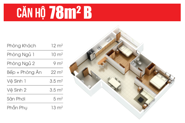 Thiết kế căn hộ Thạnh Tân