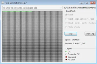 تحميل برنامج  Hard Disk Validator 1.0.7 اكتشاف واصلاح الباد سيكتور 