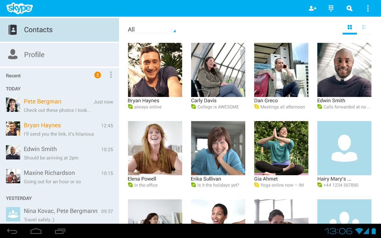 Skype - free IM & video calls APK v4.0.0.22098