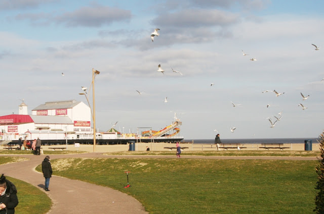 View of Great Yarmouth beach