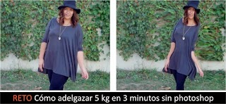 Cómo adelgazar 5 kg en 3 minutos sin photoshop